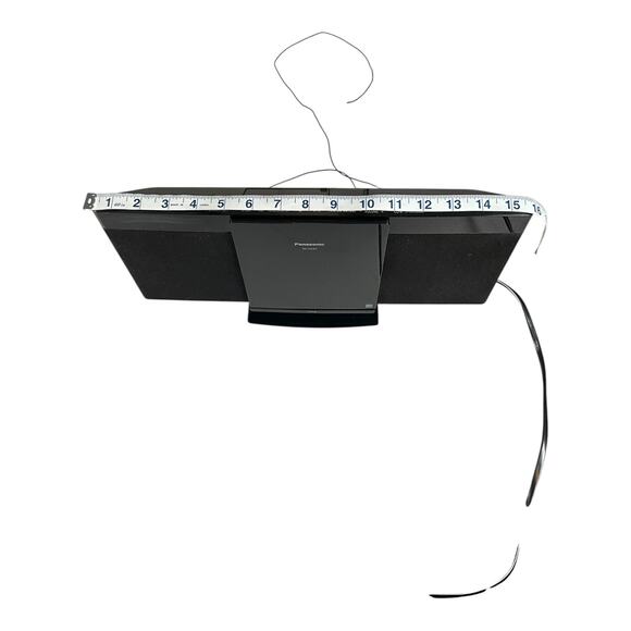 Panasonic SC-HE25 Single CD Player, IPOD Deck w/MP3, AM/FM Receiver Slim Vertica - Picture 12 of 14